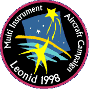 mission patch 1998 Leonid MAC