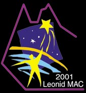 mission patch 2001 Leonid MAC