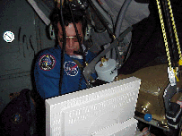 George Rossano operates MIRIS spectrograph